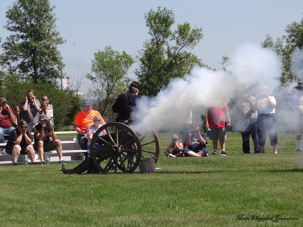 Fort Seward Cannon Demonstration - CSi Photo by Matt Sheppard